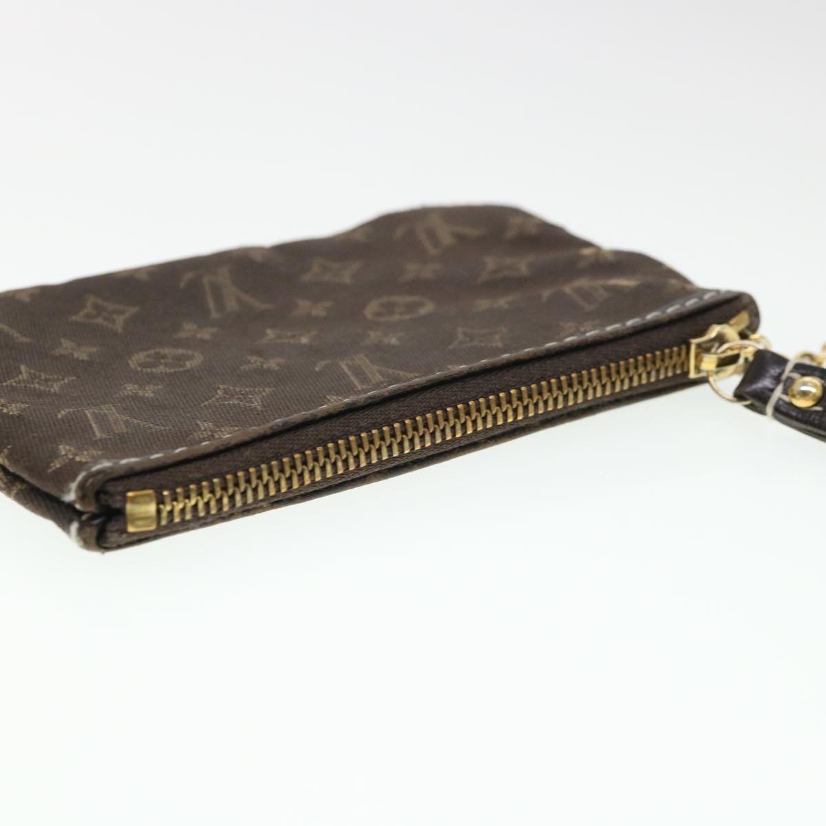 LOUIS VUITTON Monogram Idylle Pochette Cles Coin Purse Fuzan M62994 Auth 39565