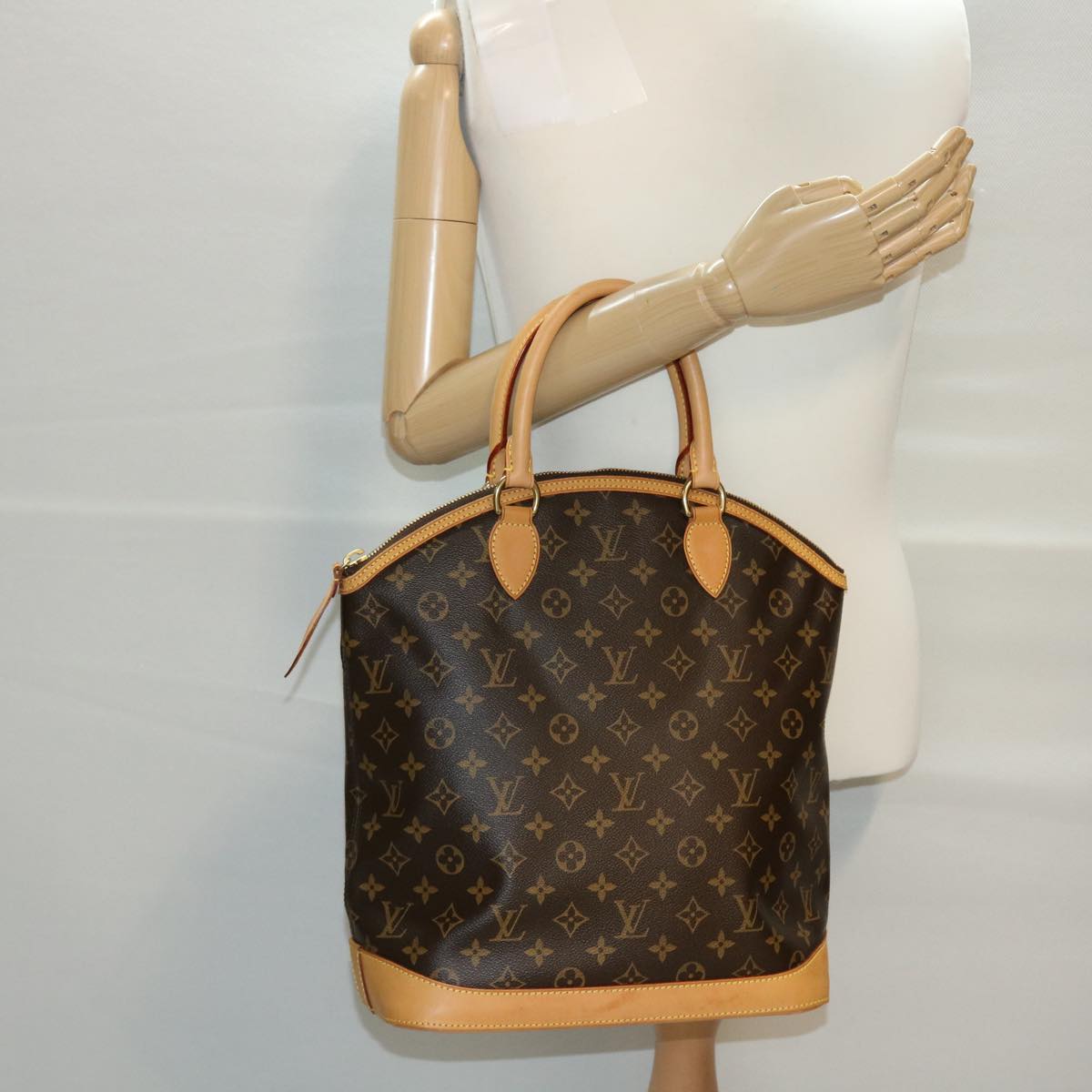 LOUIS VUITTON Monogram Lockit Hand Bag M40102 LV Auth 39582