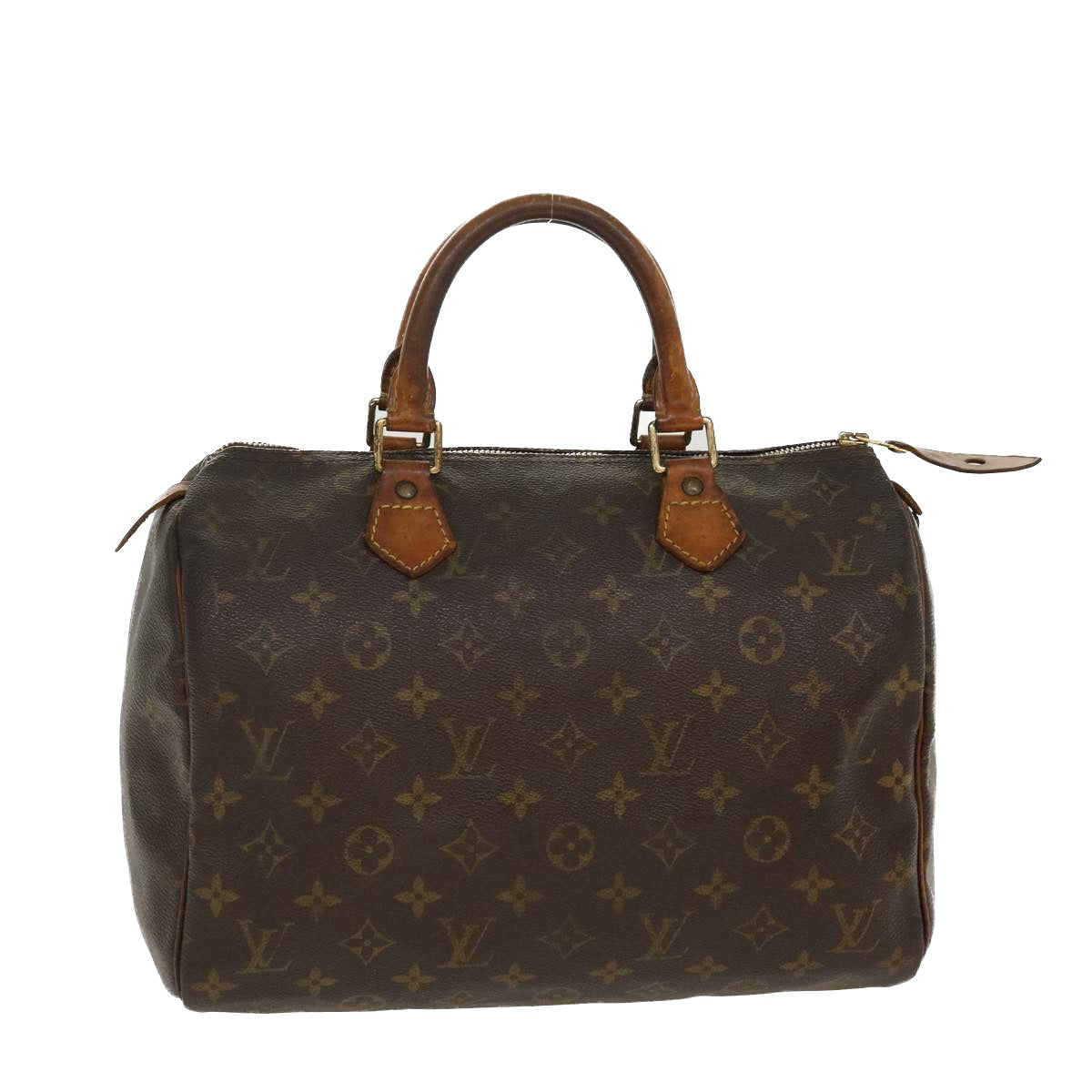 LOUIS VUITTON Monogram Speedy 30 Hand Bag M41526 LV Auth 39584