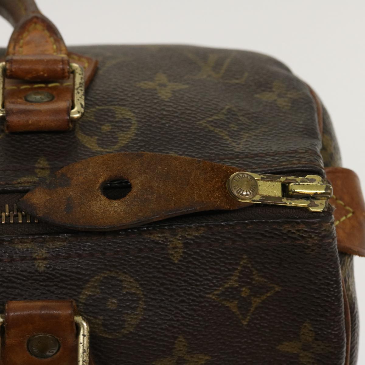 LOUIS VUITTON Monogram Speedy 30 Hand Bag M41526 LV Auth 39584