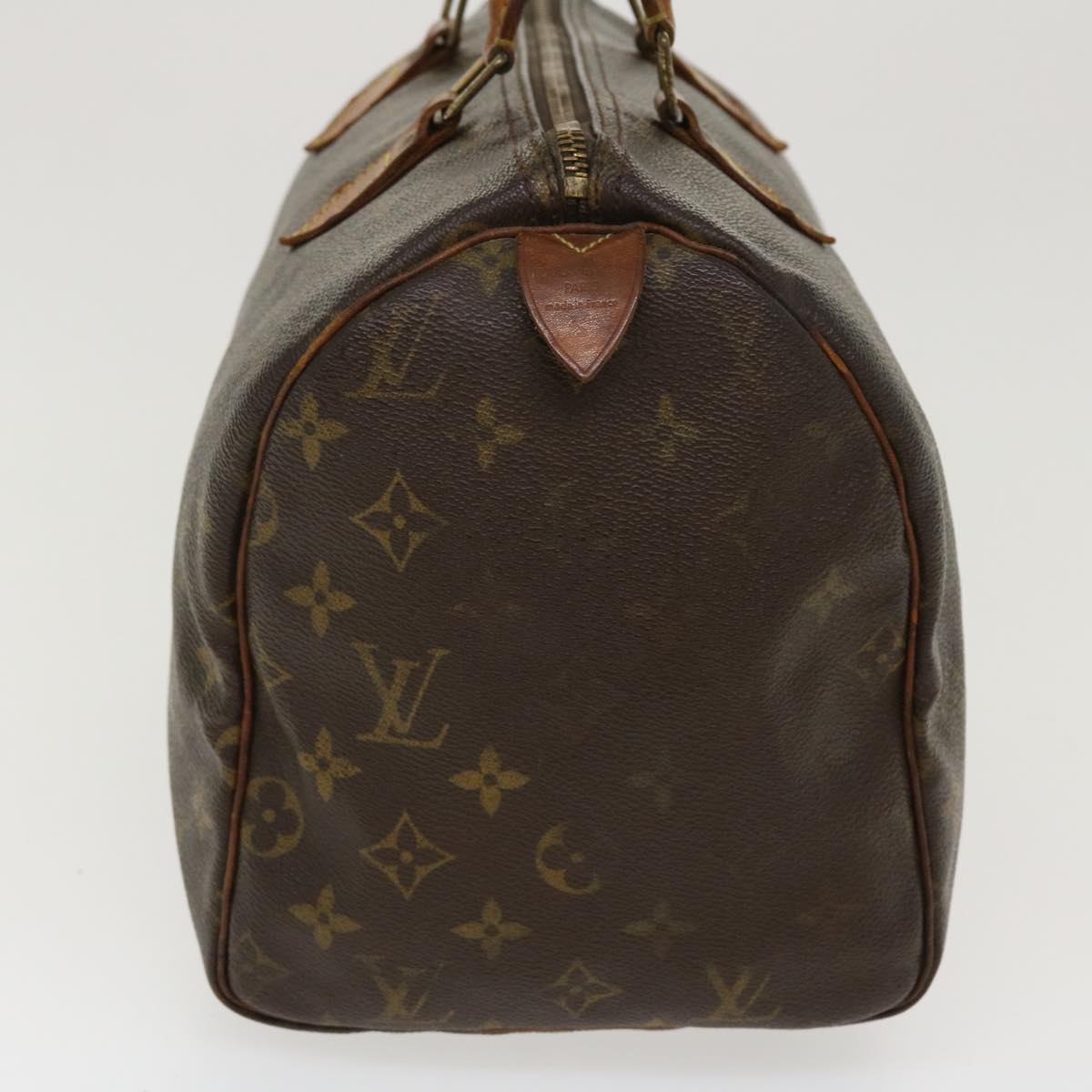 LOUIS VUITTON Monogram Speedy 30 Hand Bag M41526 LV Auth 39584