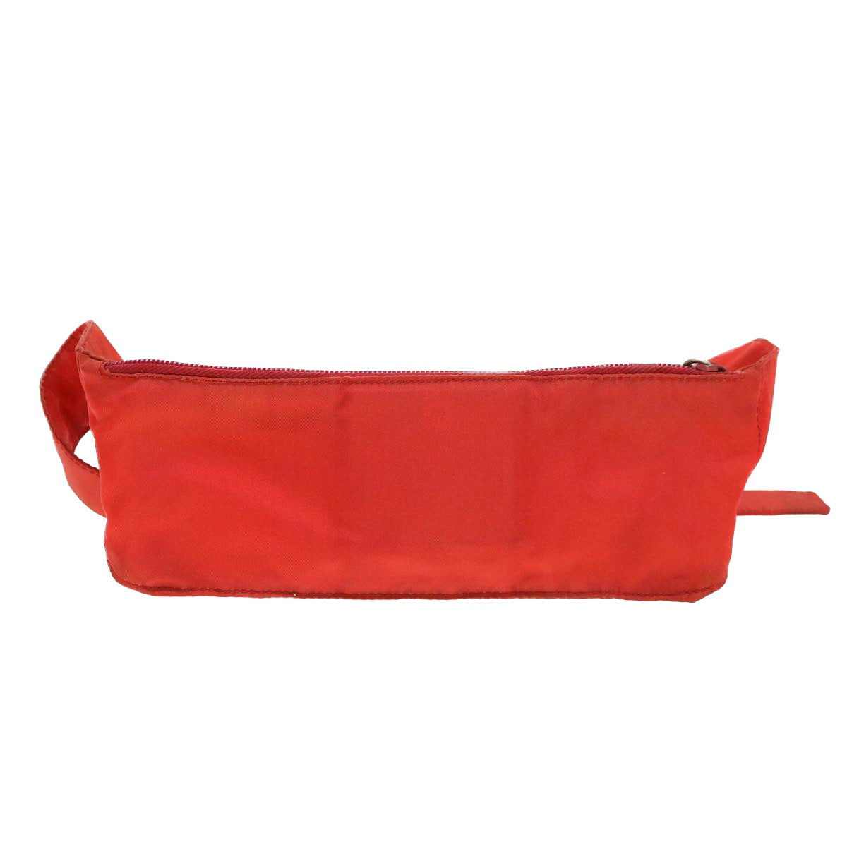 PRADA Waist Bag Nylon Red Auth 39613 - 0