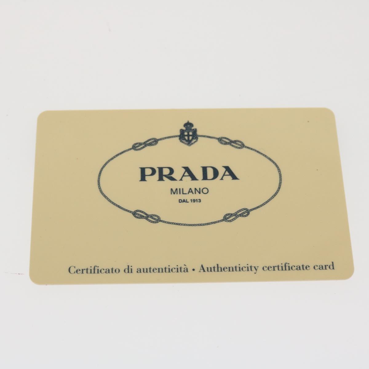 PRADA Pouch Nylon Dark Brown Auth 39625