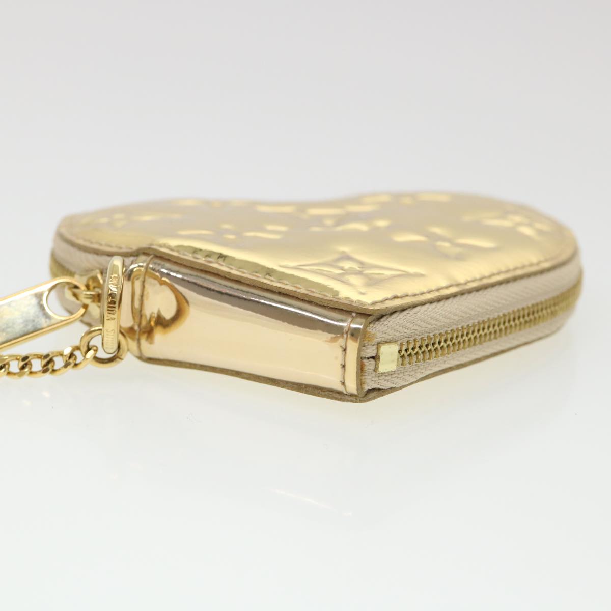 LOUIS VUITTON Monogram Miroir Porte Monnaie Coeur Coin Purse M93567 Auth 39640