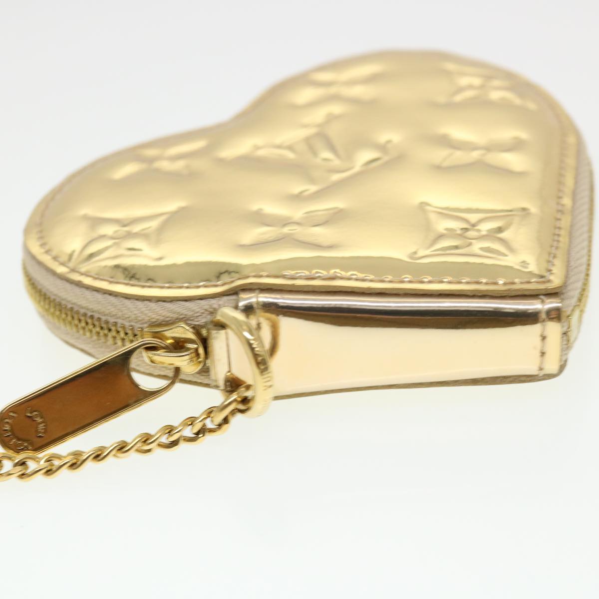 LOUIS VUITTON Monogram Miroir Porte Monnaie Coeur Coin Purse M93567 Auth 39640