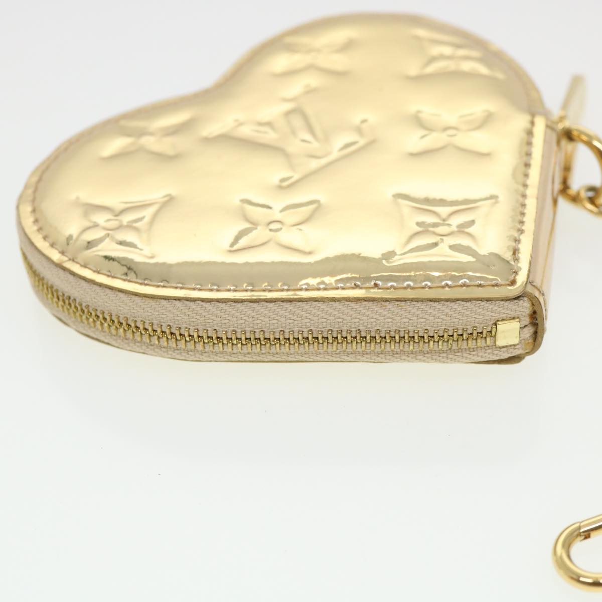 LOUIS VUITTON Monogram Miroir Porte Monnaie Coeur Coin Purse M93567 Auth 39640