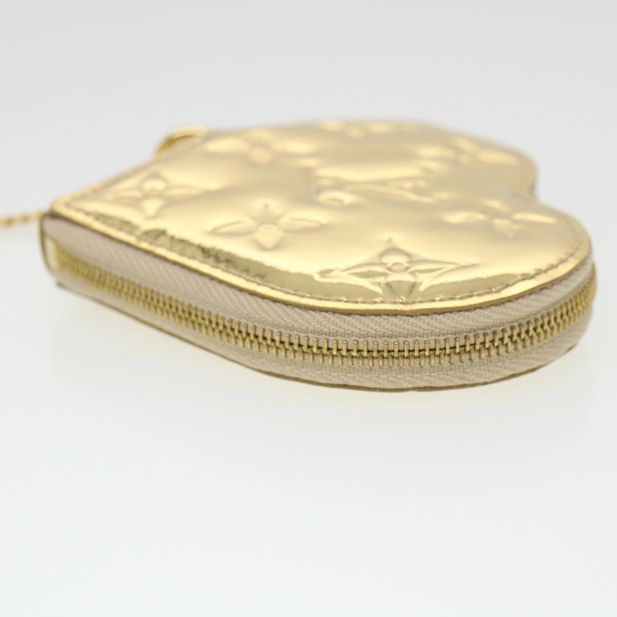 LOUIS VUITTON Monogram Miroir Porte Monnaie Coeur Coin Purse M93567 Auth 39640