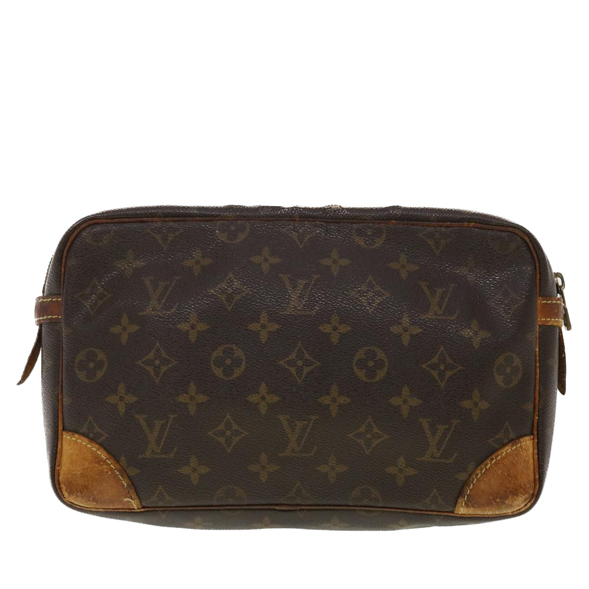 LOUIS VUITTON Monogram Compiegne 28 Clutch Bag M51845 LV Auth 39659 - 0