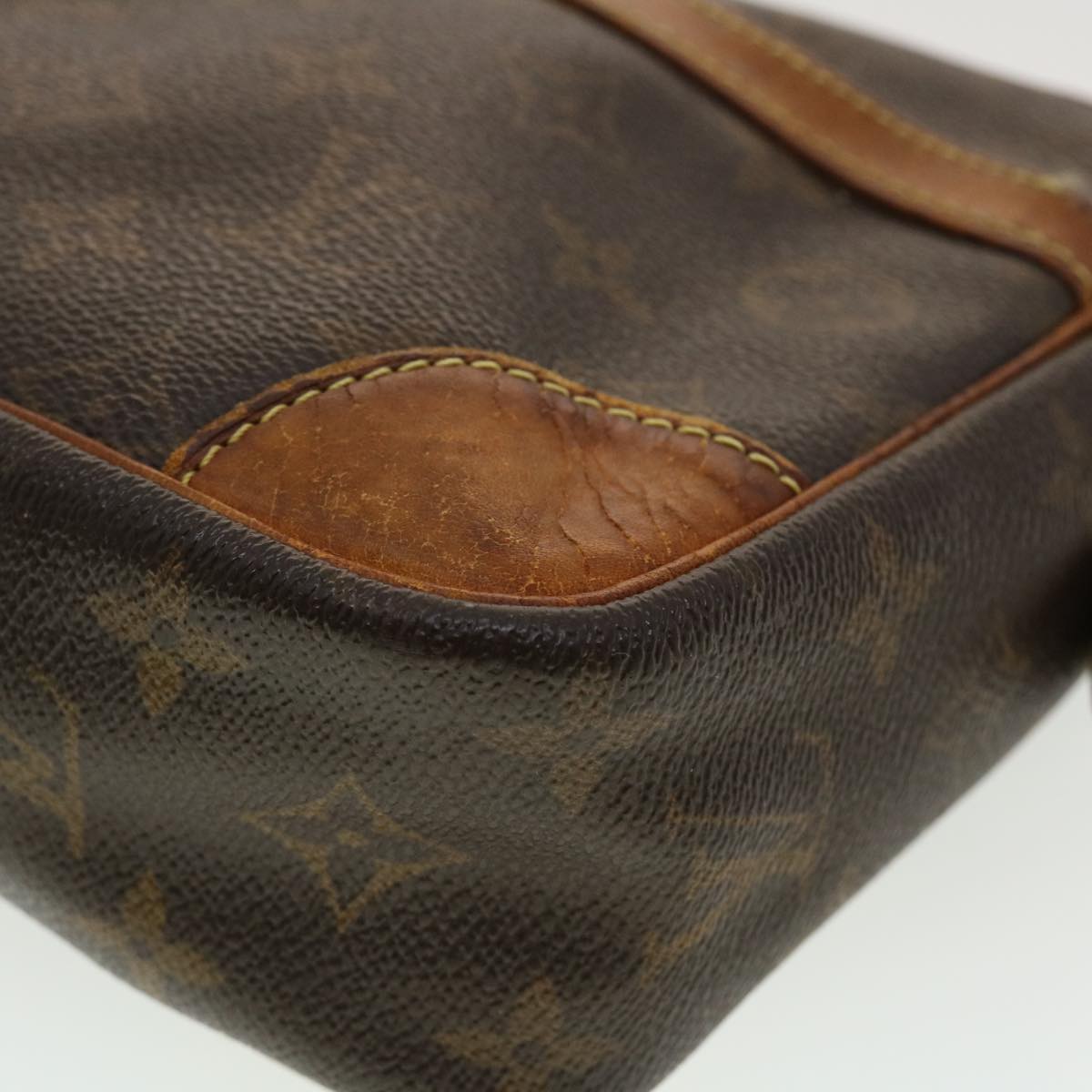 LOUIS VUITTON Monogram Compiegne 28 Clutch Bag M51845 LV Auth 39659