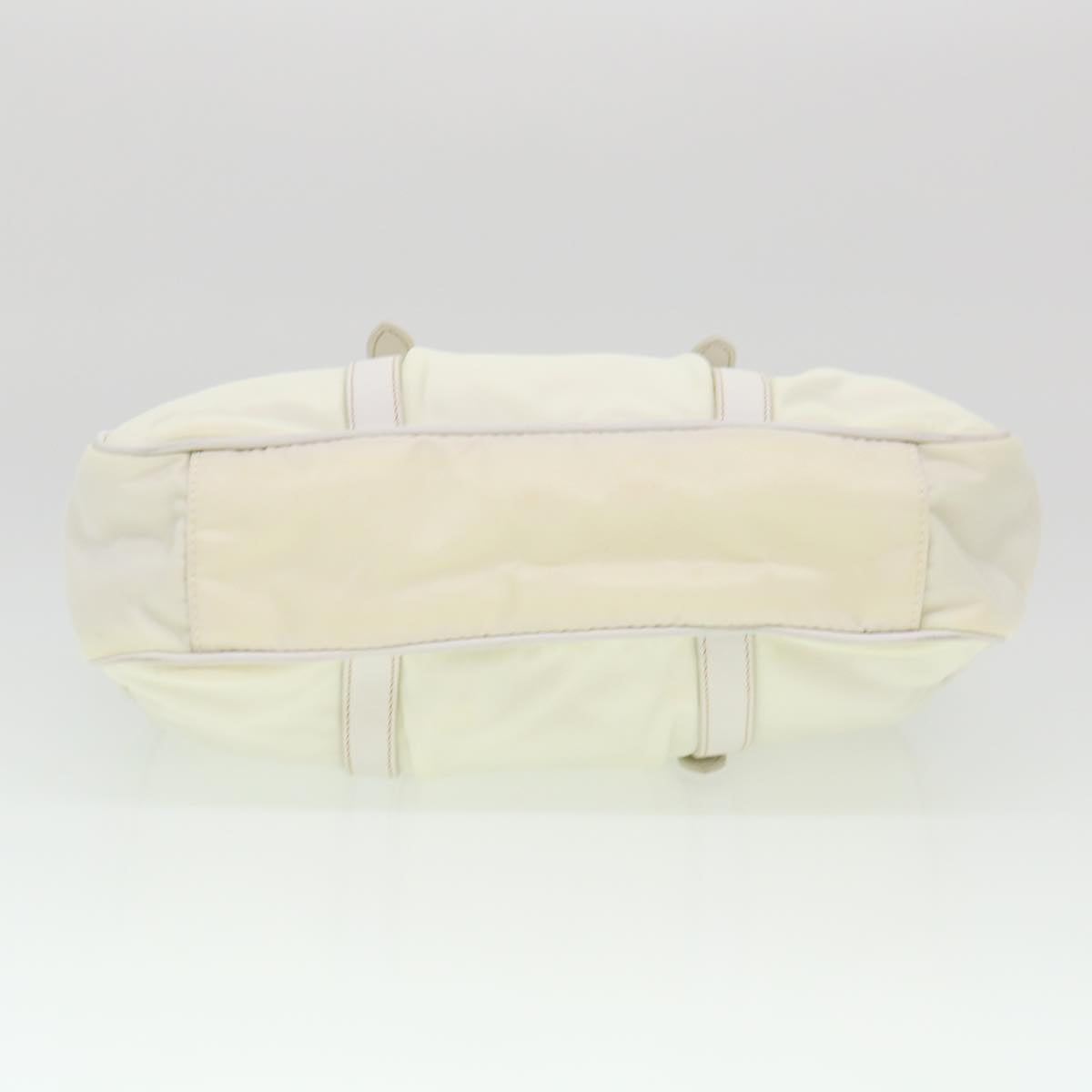 PRADA Hand Bag Nylon 2way White Auth 39688