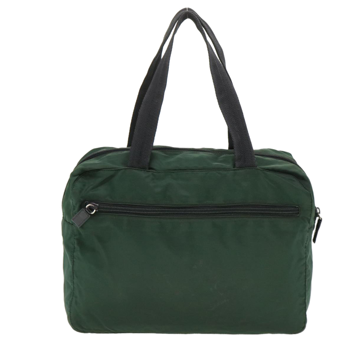 PRADA Hand Bag Nylon Khaki Auth 39690 - 0