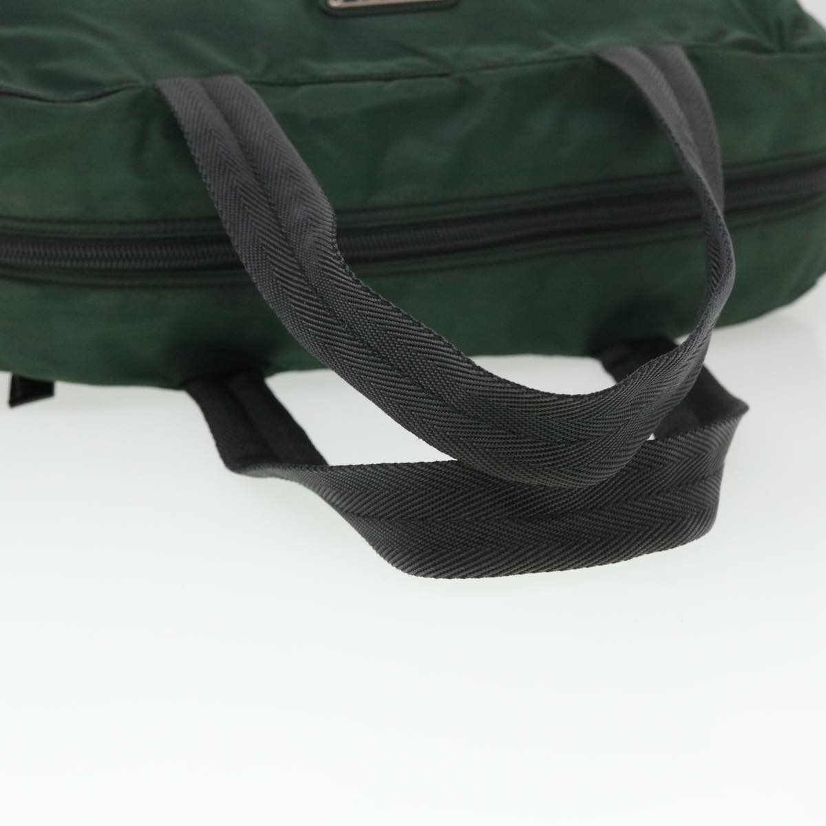 PRADA Hand Bag Nylon Khaki Auth 39690