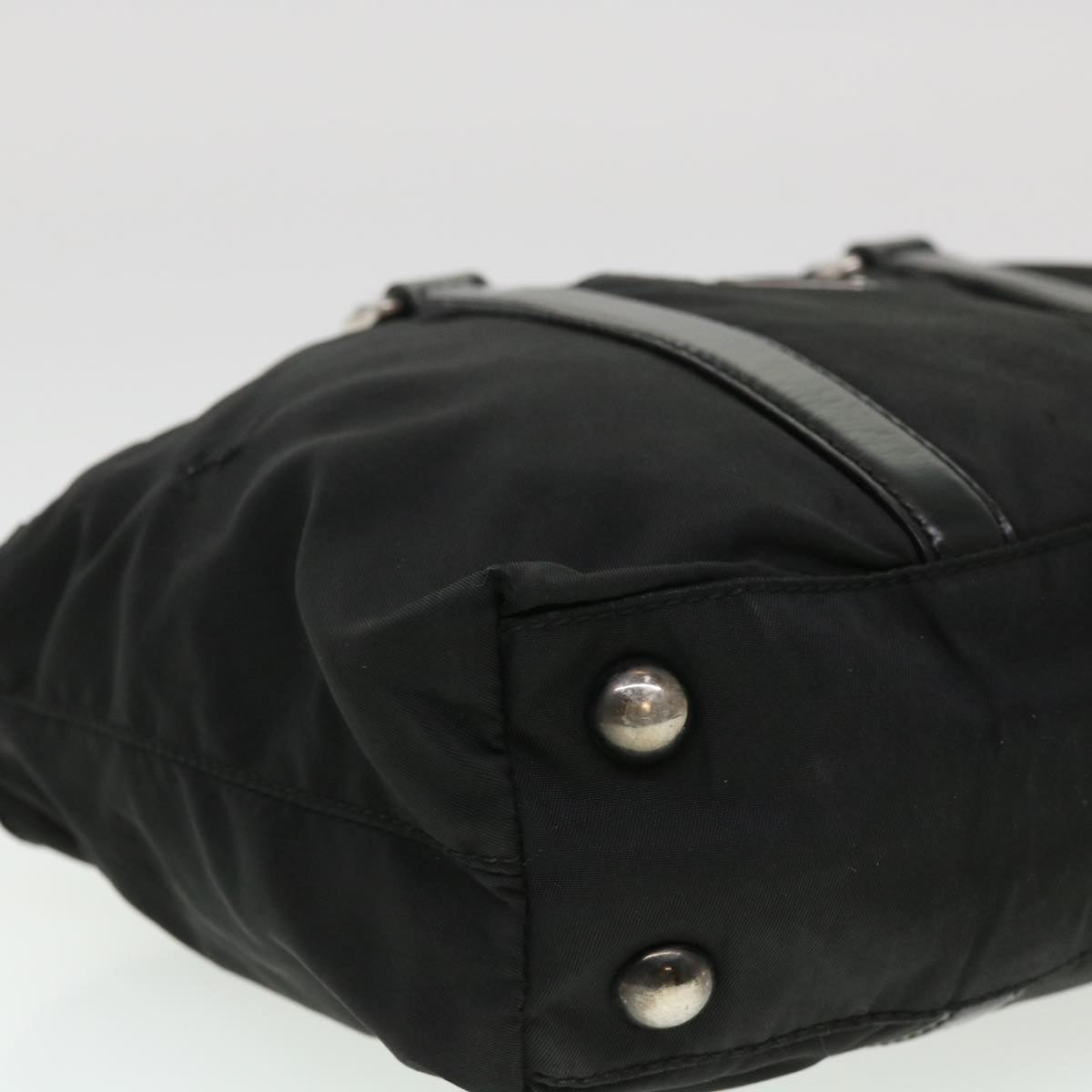 PRADA Hand Bag Nylon 2way Black Auth 39702