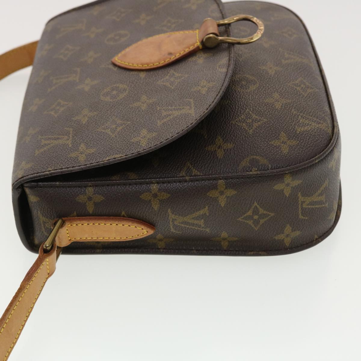 LOUIS VUITTON Monogram Saint Cloud GM Shoulder Bag M51242 LV Auth 39705