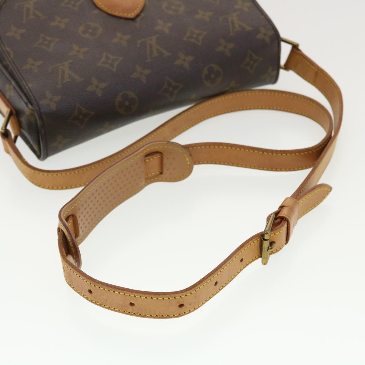 LOUIS VUITTON Monogram Saint Cloud GM Shoulder Bag M51242 LV Auth 39705