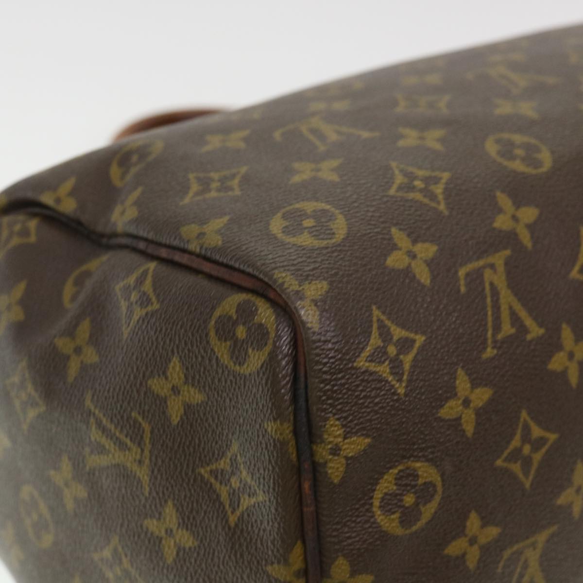 LOUIS VUITTON Monogram Speedy 35 Hand Bag M41524 LV Auth 39714