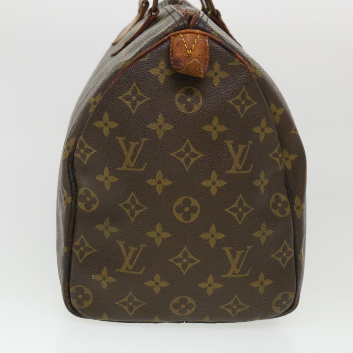 LOUIS VUITTON Monogram Speedy 35 Hand Bag M41524 LV Auth 39714