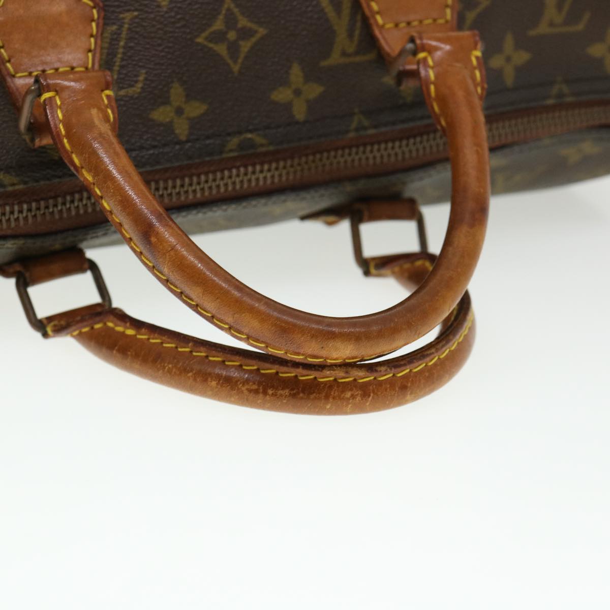 LOUIS VUITTON Monogram Speedy 35 Hand Bag M41524 LV Auth 39714