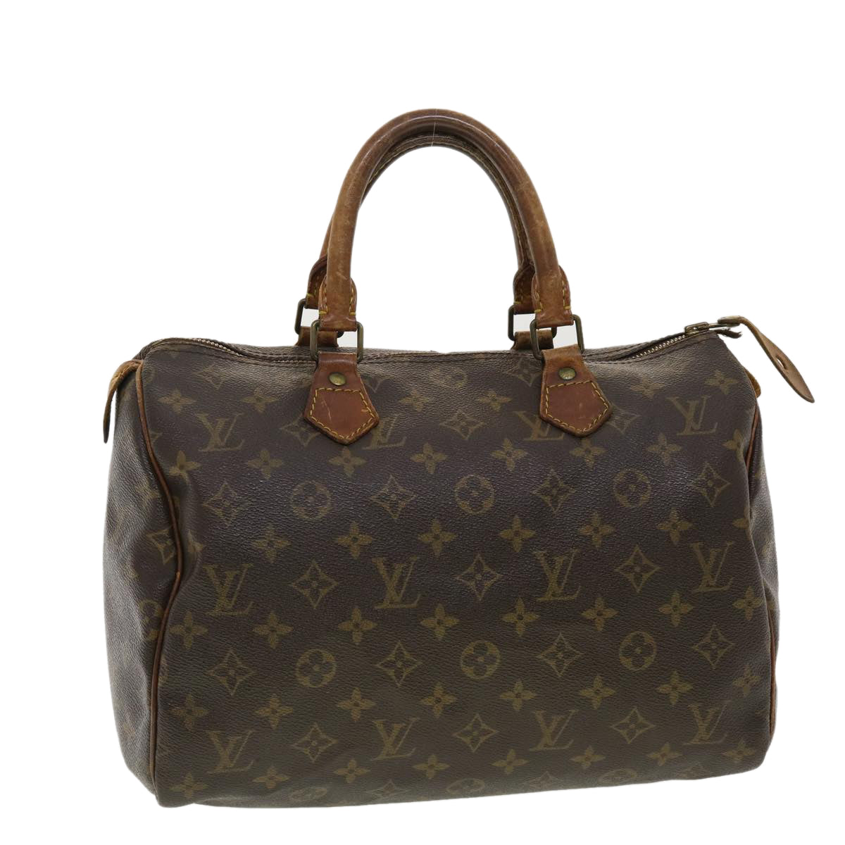 LOUIS VUITTON Monogram Speedy 30 Hand Bag M41526 LV Auth 39731