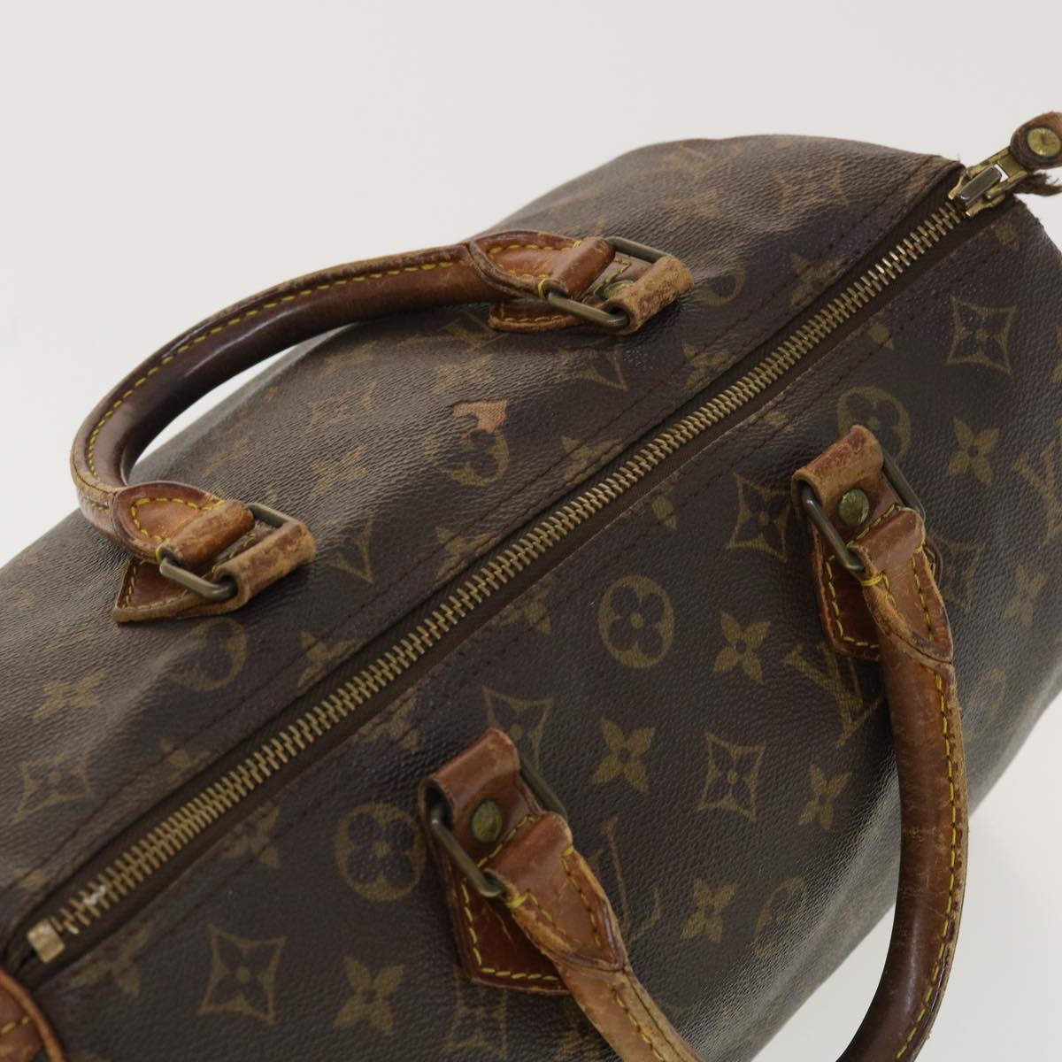 LOUIS VUITTON Monogram Speedy 30 Hand Bag M41526 LV Auth 39731