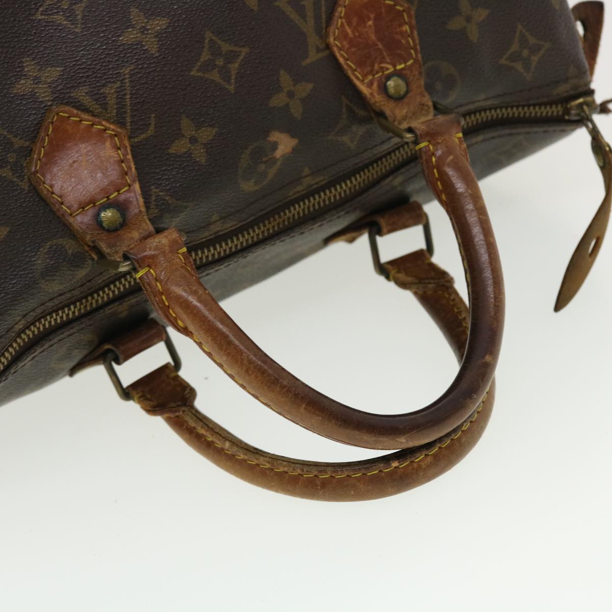 LOUIS VUITTON Monogram Speedy 30 Hand Bag M41526 LV Auth 39731