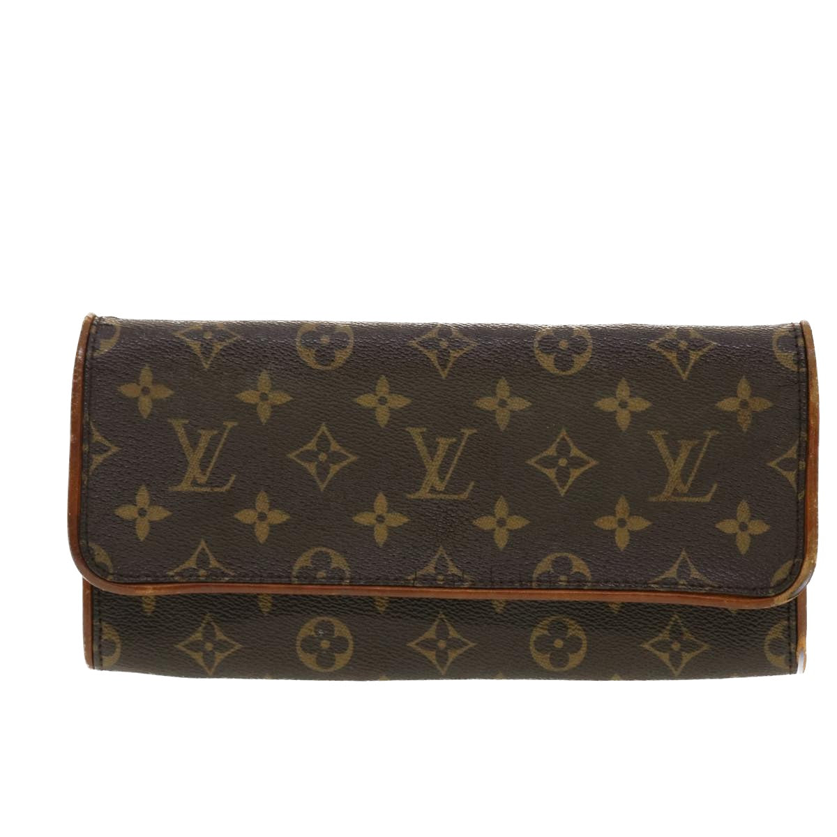 LOUIS VUITTON Monogram Pochette Twin GM Shoulder Bag M51852 LV Auth 39741