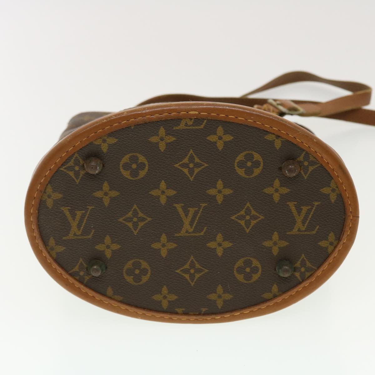 LOUIS VUITTON Monogram Bucket PM Shoulder Bag USA limited M42238 LV Auth 39744