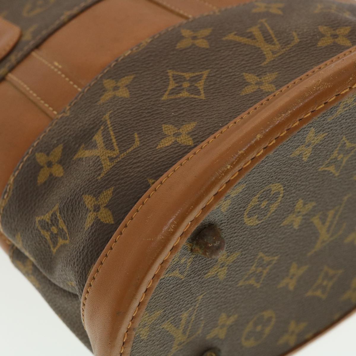 LOUIS VUITTON Monogram Bucket PM Shoulder Bag USA limited M42238 LV Auth 39744