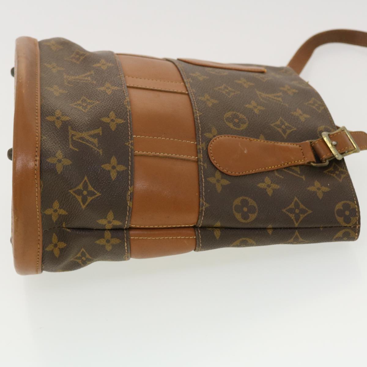 LOUIS VUITTON Monogram Bucket PM Shoulder Bag USA limited M42238 LV Auth 39744