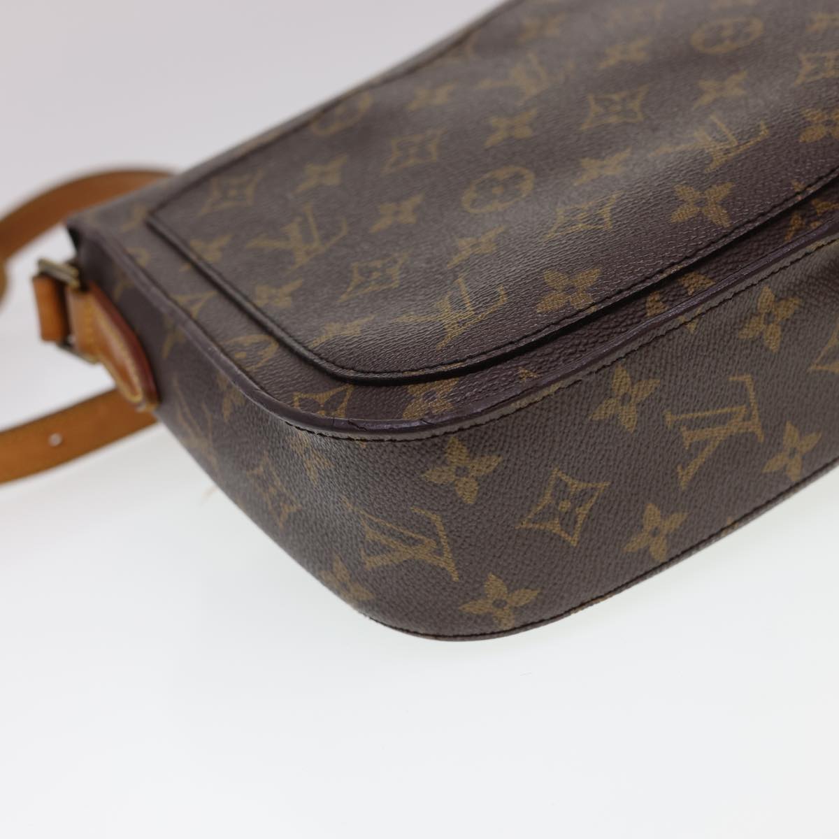 LOUIS VUITTON Monogram Saint Cloud GM Shoulder Bag M51242 LV Auth 39748