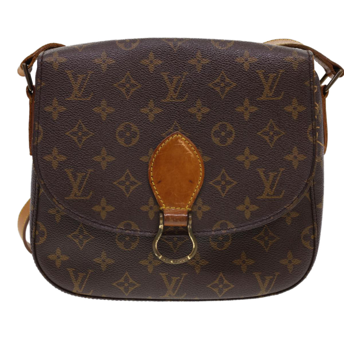 LOUIS VUITTON Monogram Saint Cloud GM Shoulder Bag M51242 LV Auth 39748