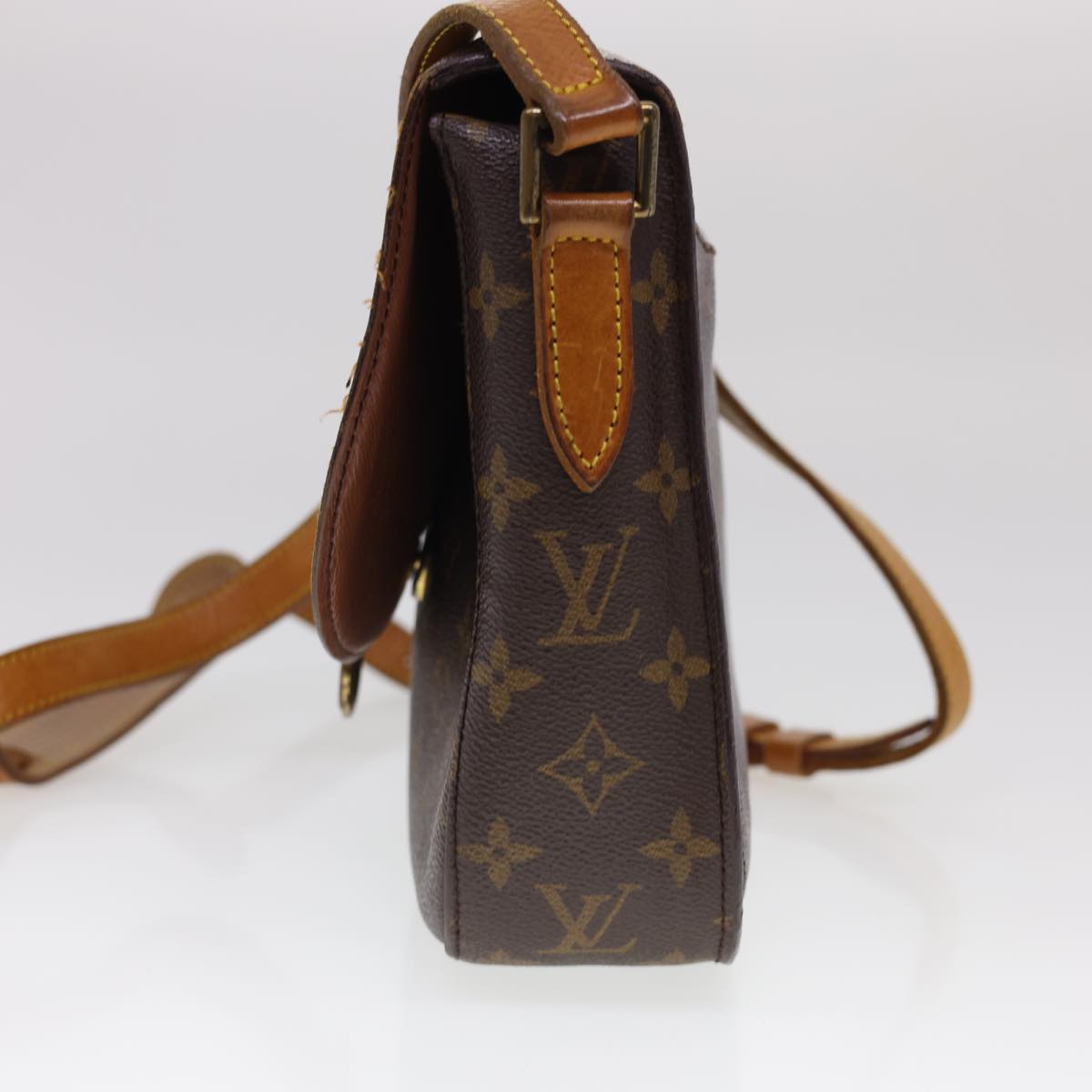 LOUIS VUITTON Monogram Saint Cloud GM Shoulder Bag M51242 LV Auth 39748