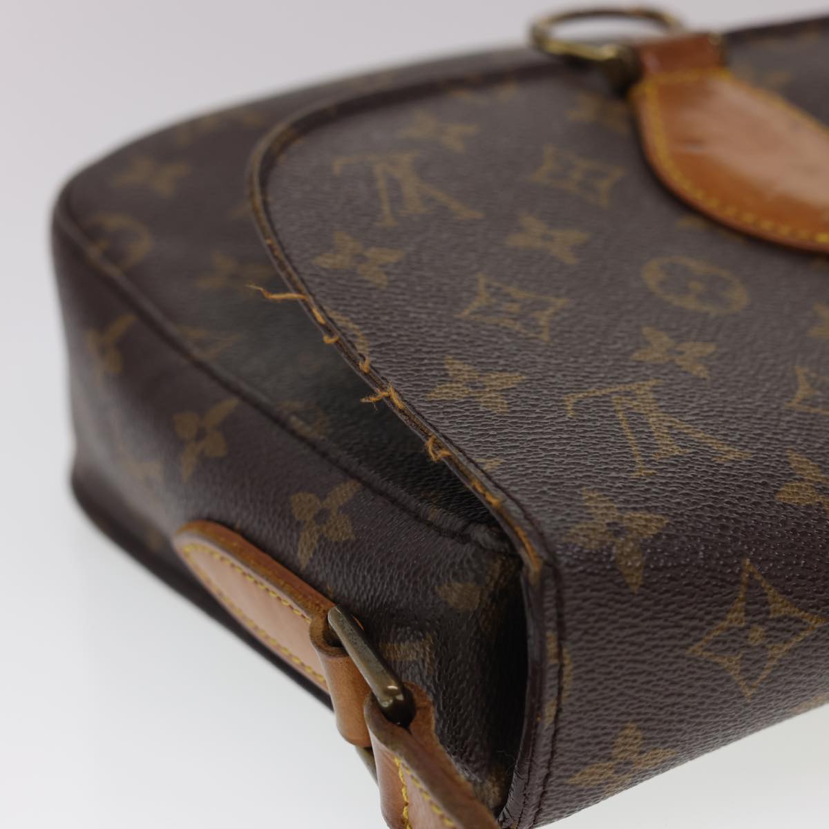 LOUIS VUITTON Monogram Saint Cloud GM Shoulder Bag M51242 LV Auth 39748