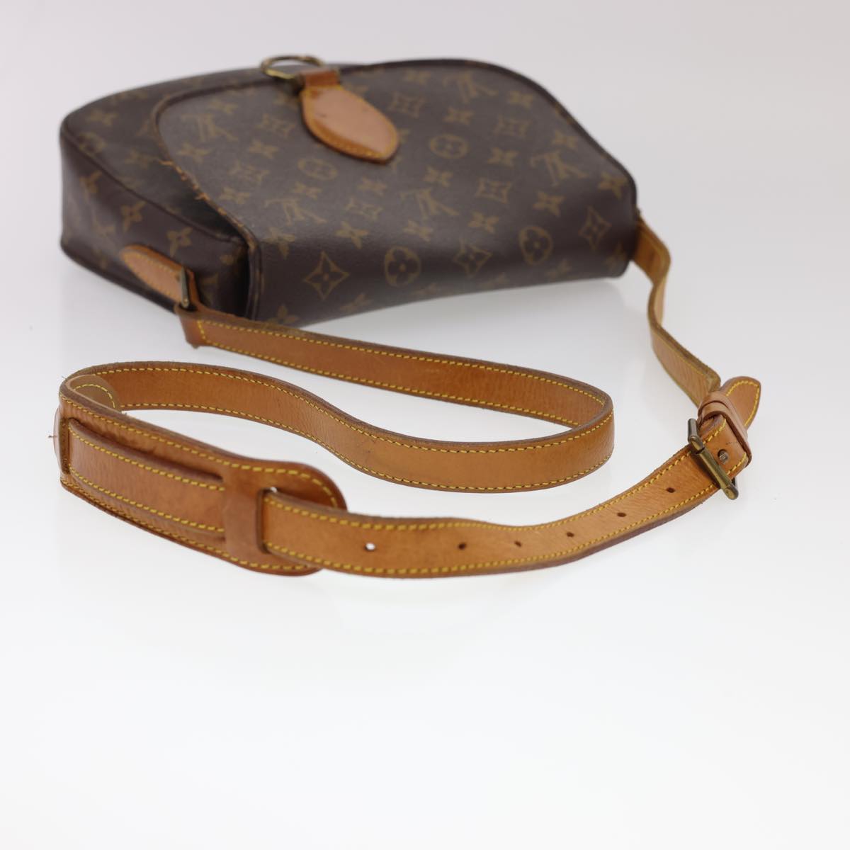 LOUIS VUITTON Monogram Saint Cloud GM Shoulder Bag M51242 LV Auth 39748