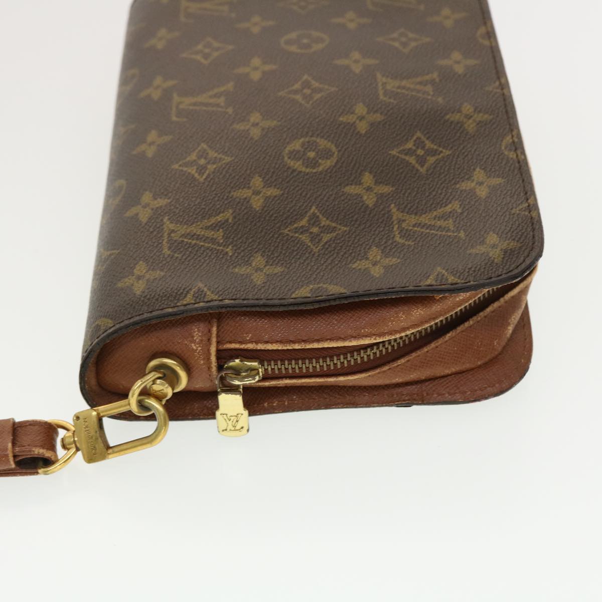 LOUIS VUITTON Monogram Orsay Clutch Bag M51790 LV Auth 39758