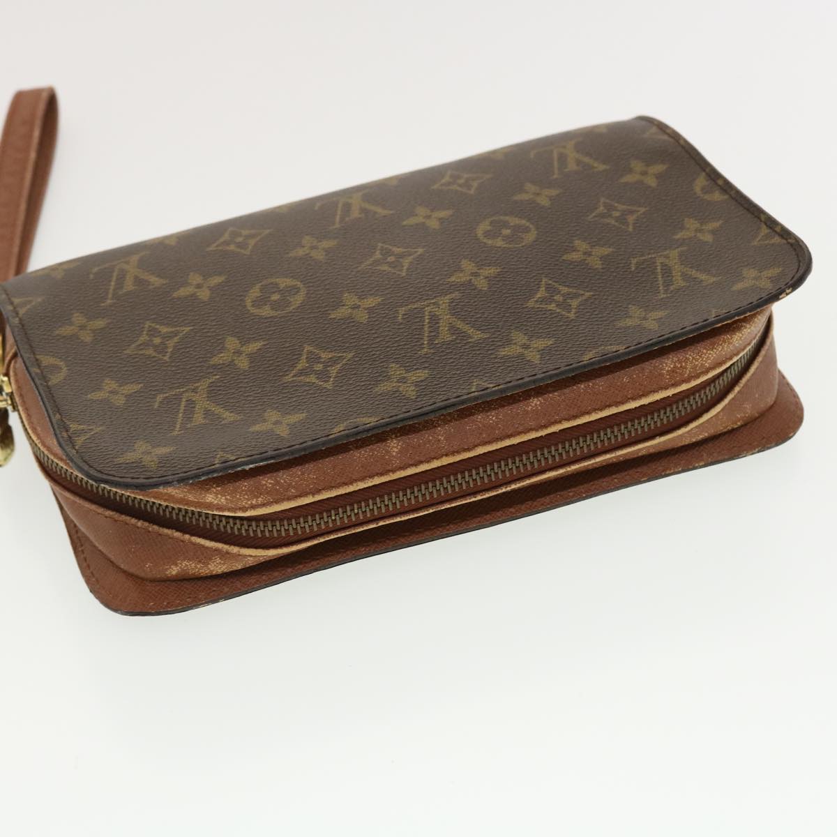 LOUIS VUITTON Monogram Orsay Clutch Bag M51790 LV Auth 39758