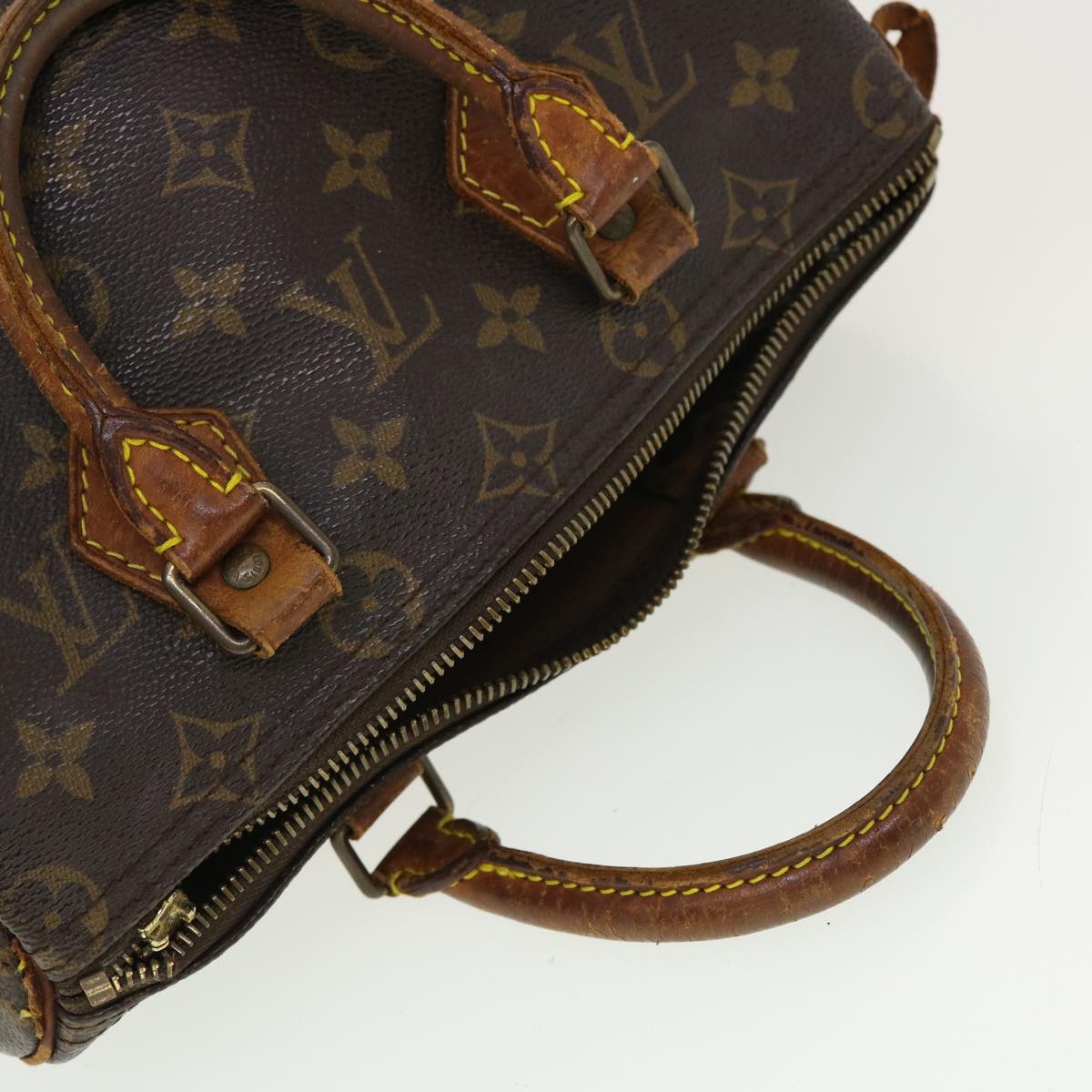 LOUIS VUITTON Monogram Speedy 25 Hand Bag M41528 LV Auth 39763