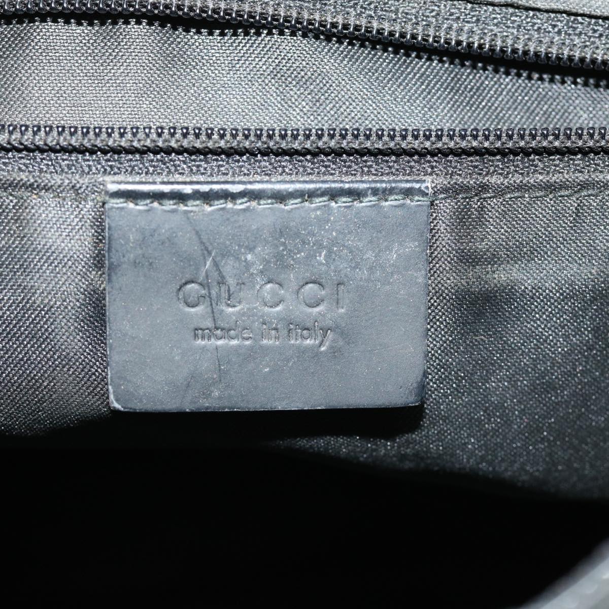 GUCCI GG Canvas Shoulder Bag Black Auth 39778