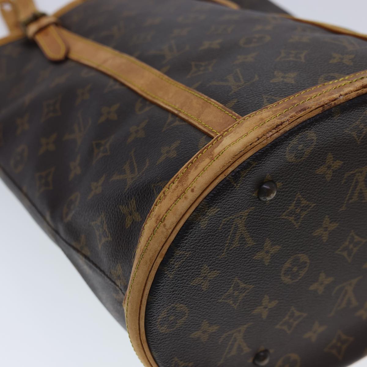 LOUIS VUITTON Monogram Bucket GM Shoulder Bag Vintage M42236 LV Auth 39786