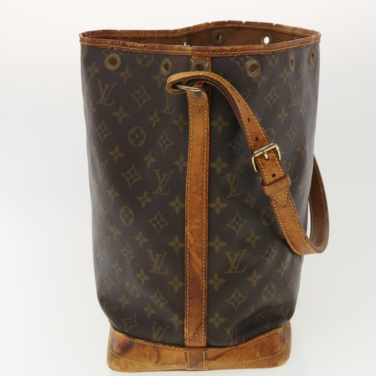 LOUIS VUITTON Monogram Noe Shoulder Bag M42224 LV Auth 39809