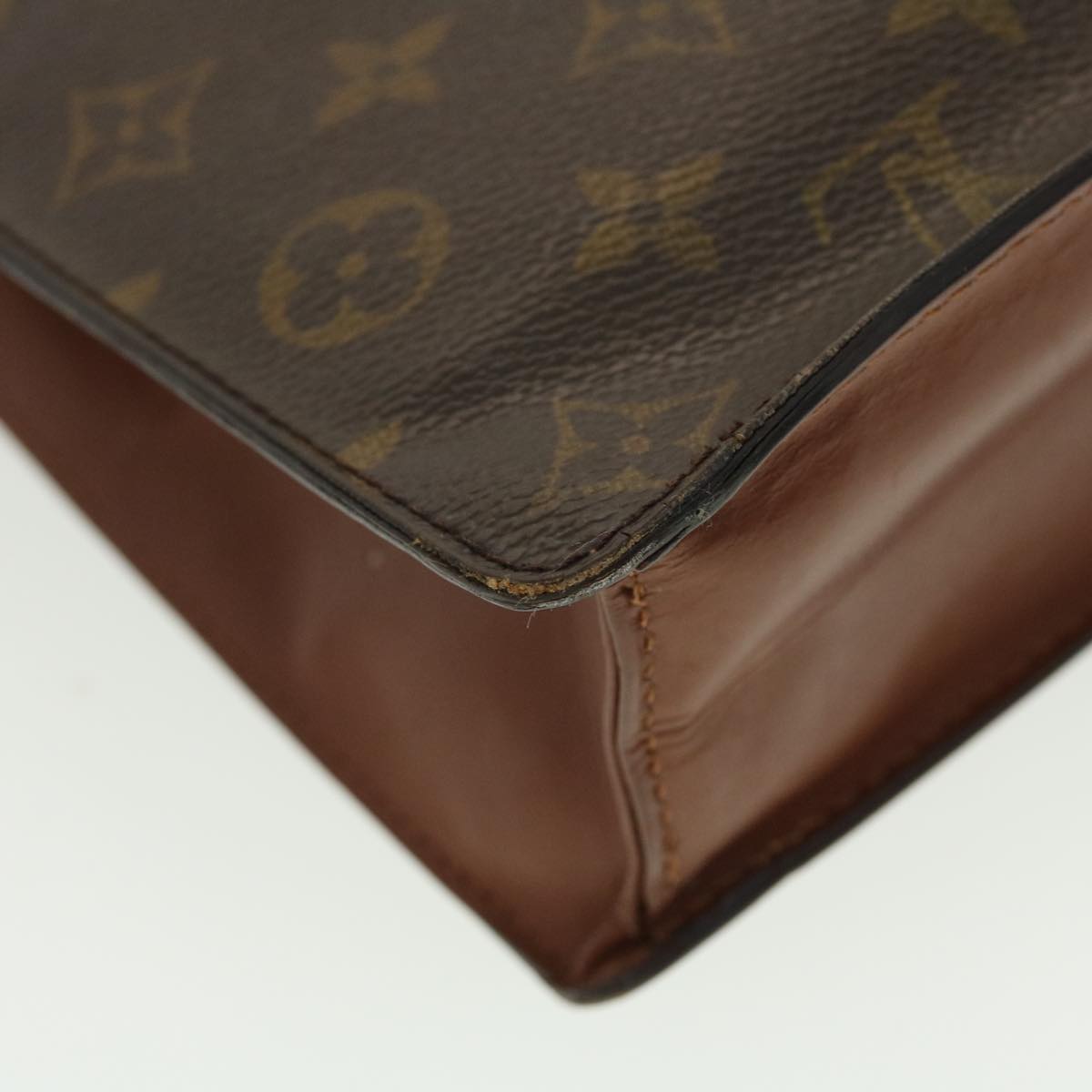 LOUIS VUITTON Monogram Monceau Hand Bag 2way M51185 LV Auth 39810