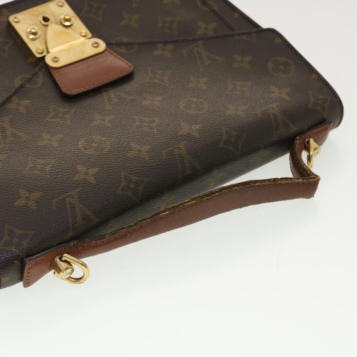 LOUIS VUITTON Monogram Monceau Hand Bag 2way M51185 LV Auth 39810