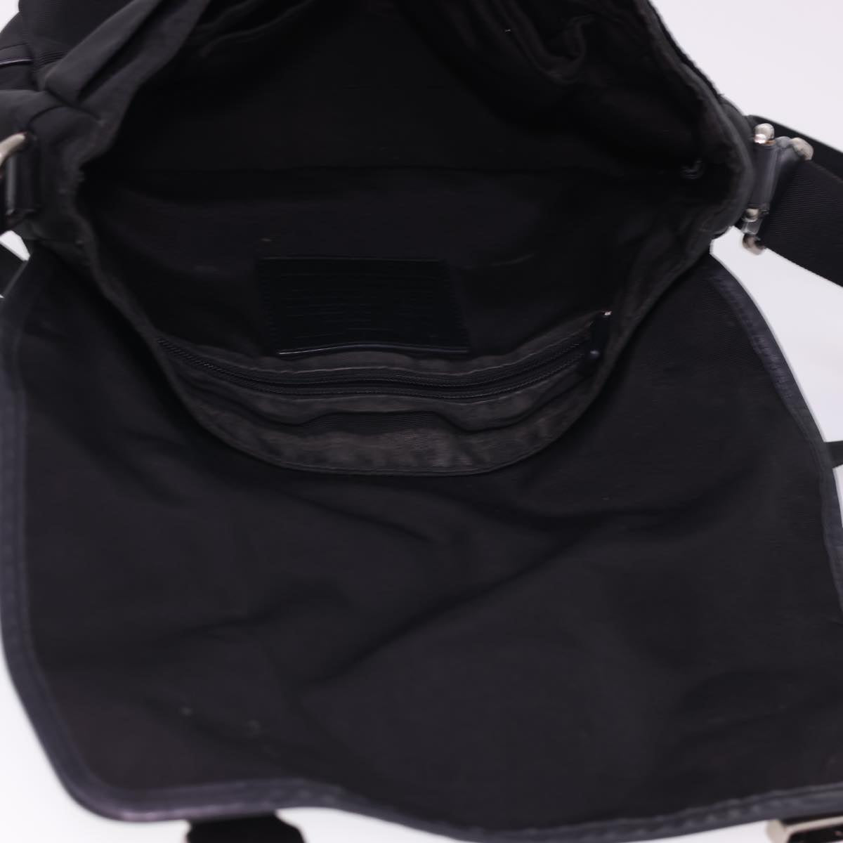 Coach Shoulder Bag Nylon 3Set Black Auth 39847