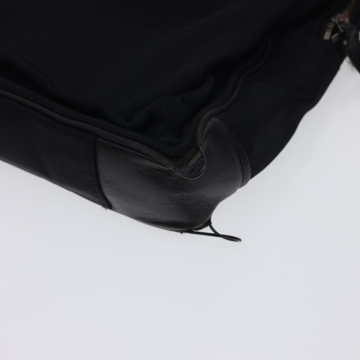 Coach Shoulder Bag Nylon 3Set Black Auth 39847