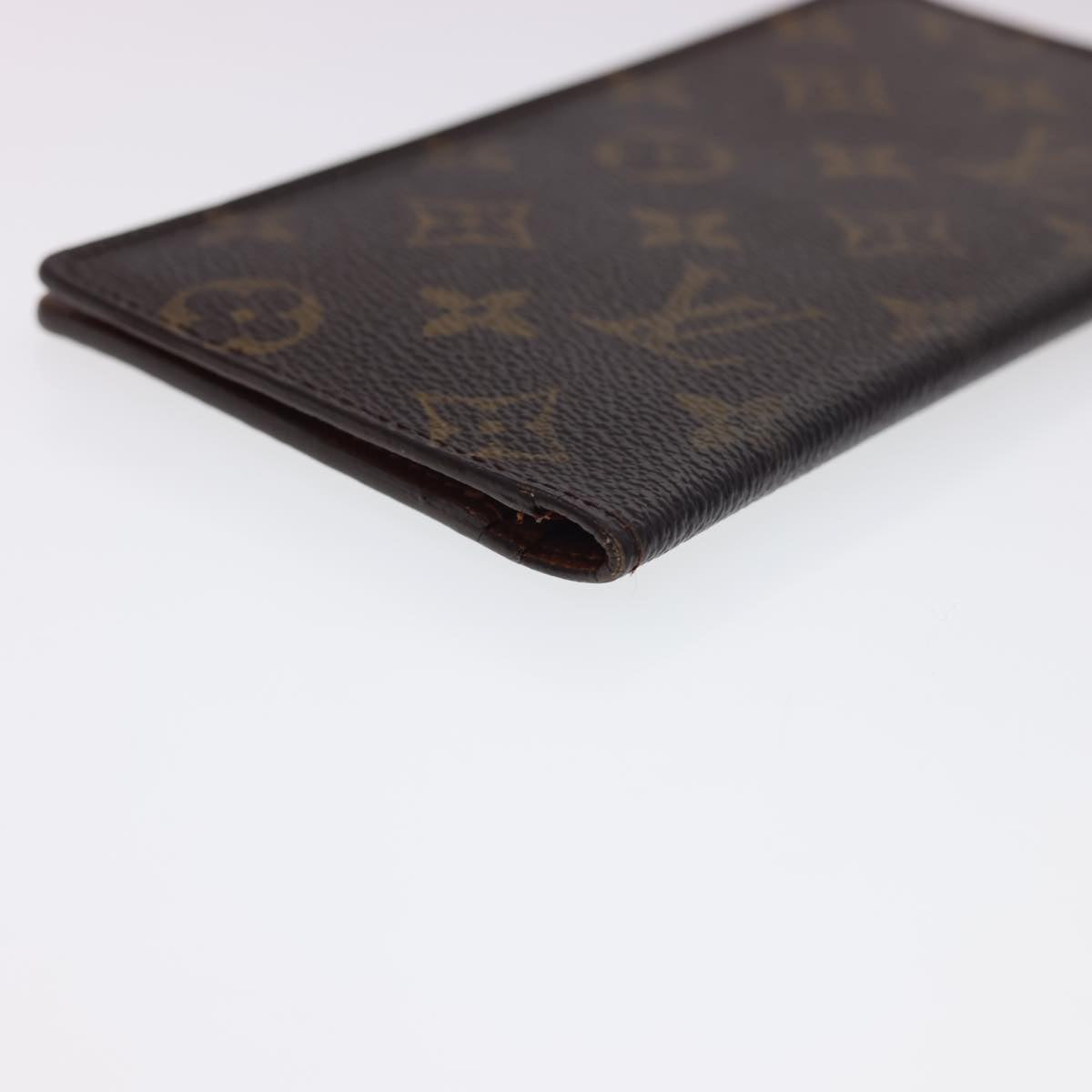 LOUIS VUITTON Monogram Porte Valeurs Cartes Credit Wallet M61823 LV Auth 39871