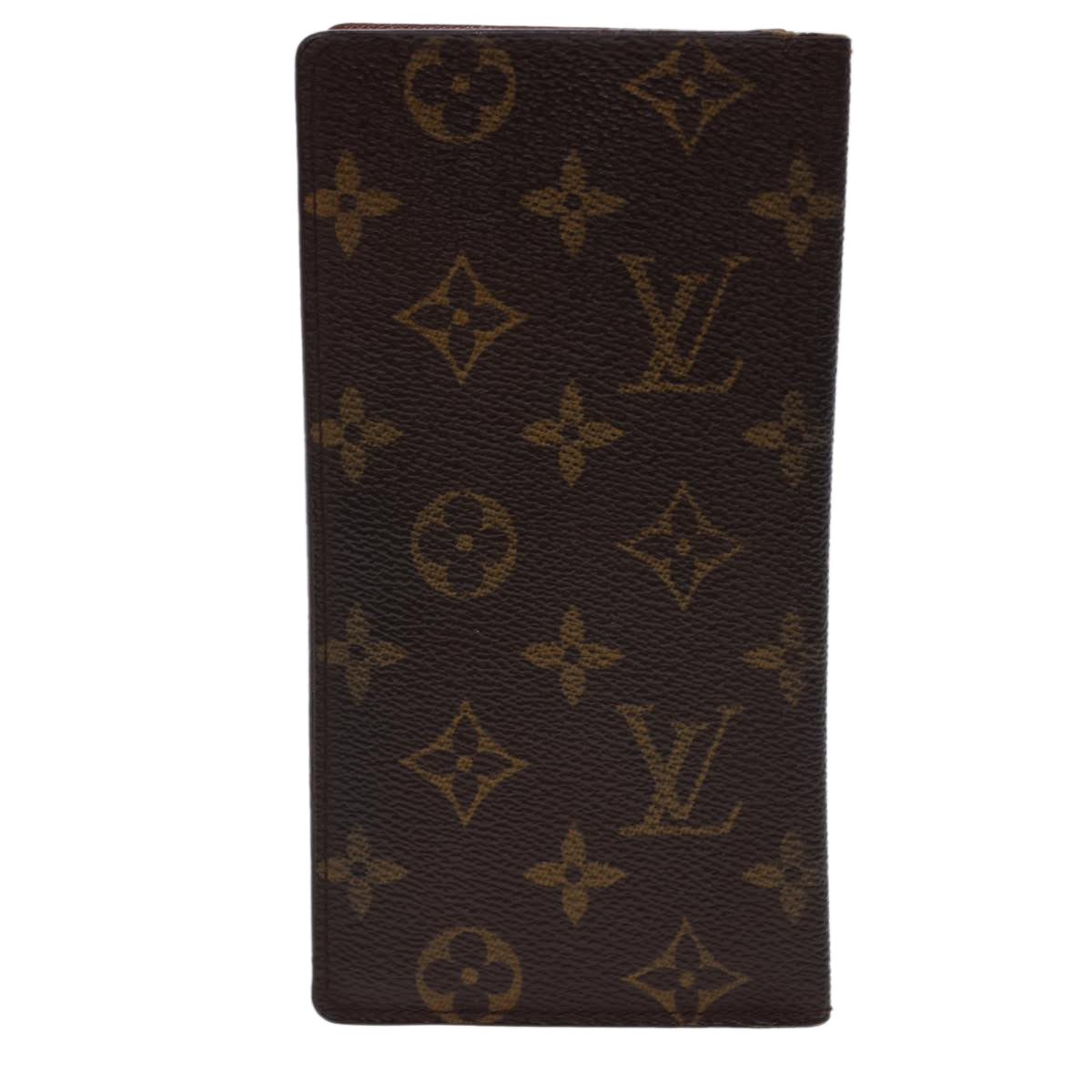 LOUIS VUITTON Monogram Porte Valeurs Cartes Credit Wallet M61823 LV Auth 39871