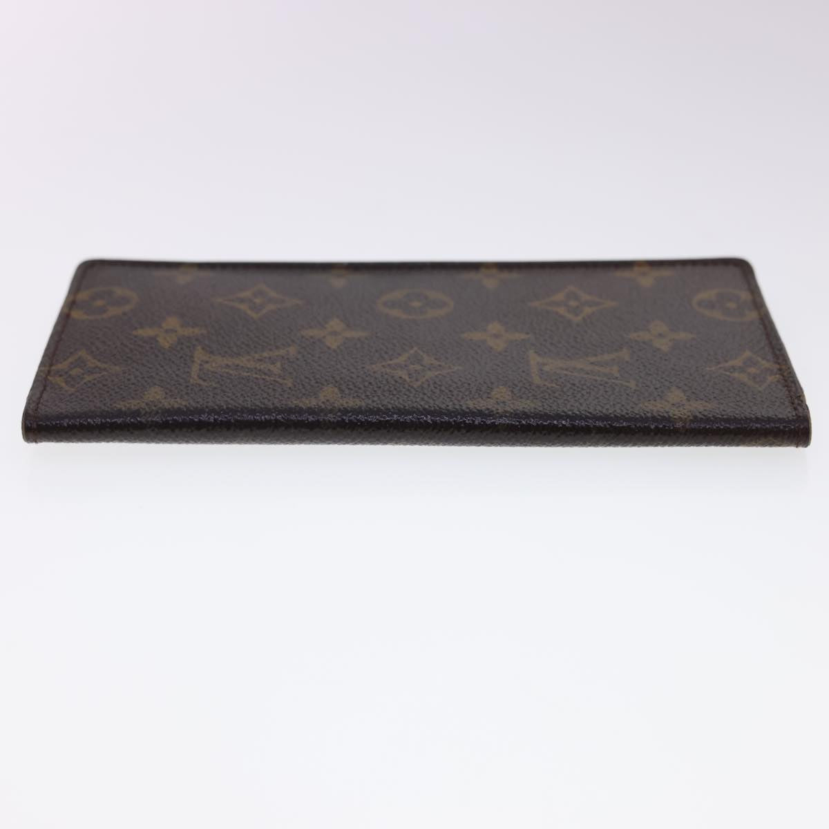 LOUIS VUITTON Monogram Porte Valeurs Cartes Credit Wallet M61823 LV Auth 39871