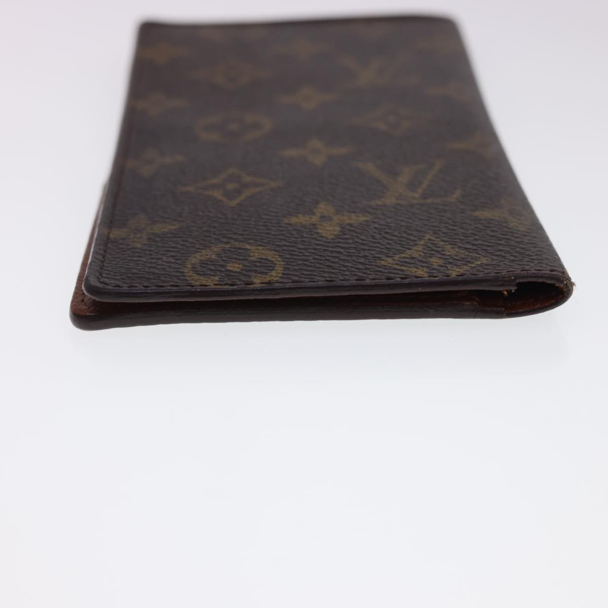 LOUIS VUITTON Monogram Porte Valeurs Cartes Credit Wallet M61823 LV Auth 39871