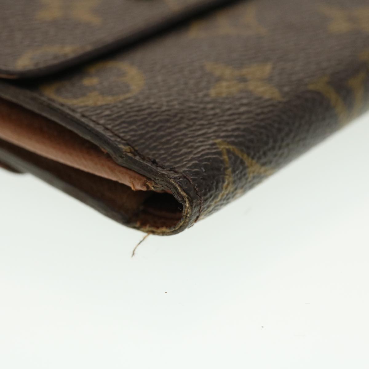 LOUIS VUITTON Monogram Portefeuille Elise Wallet M61654 LV Auth 39872