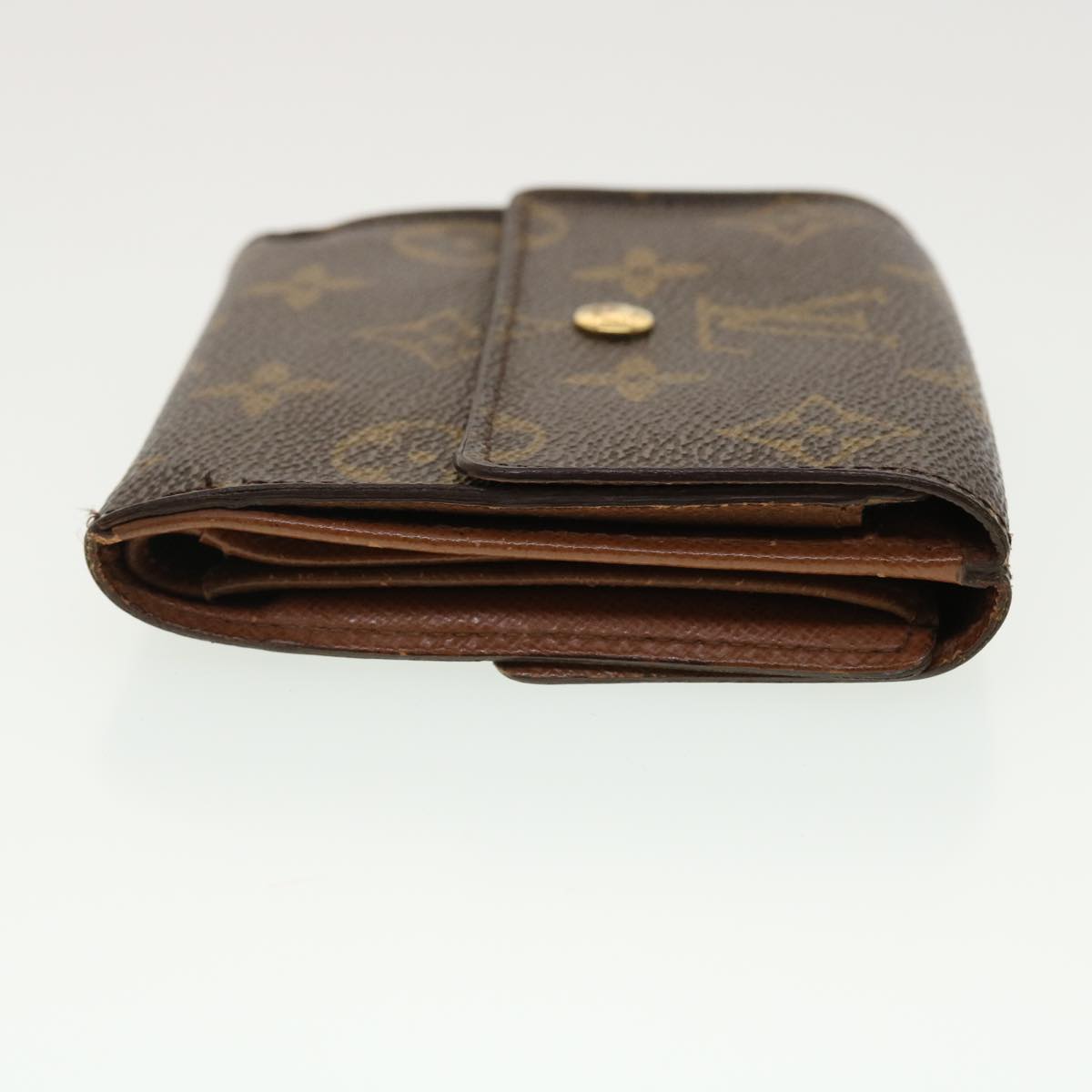 LOUIS VUITTON Monogram Portefeuille Elise Wallet M61654 LV Auth 39872